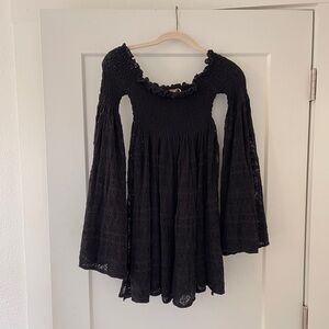 Off-the-Shoulder Flowy Knit Tunic | Free People / Extra Small